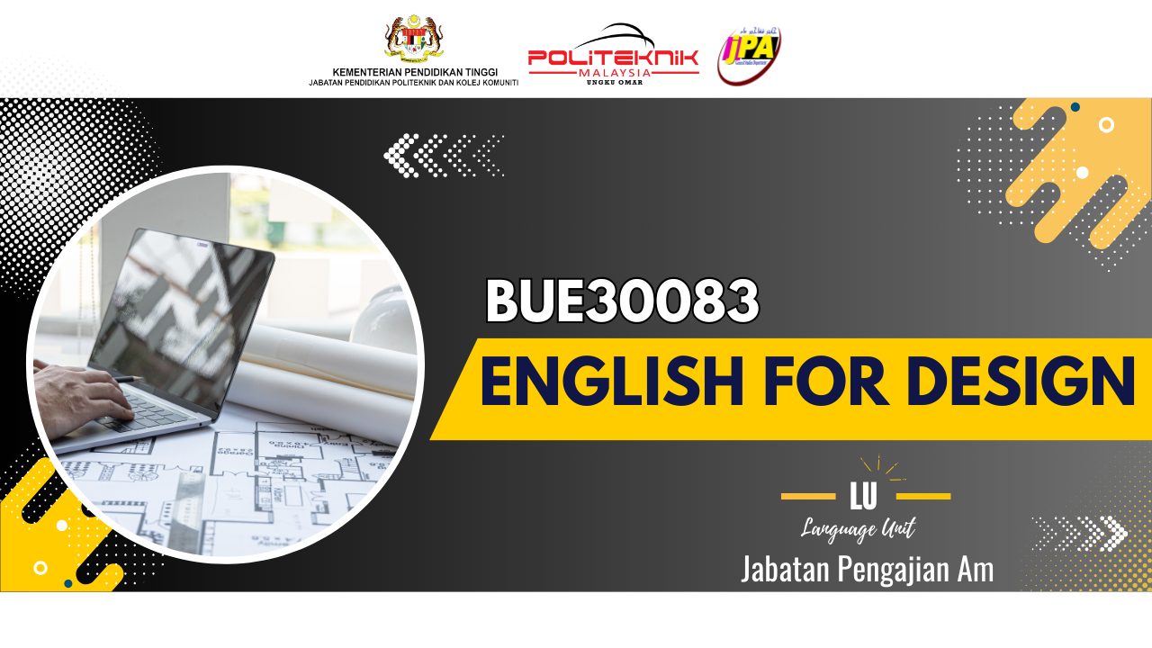 BUE30083 ENGLISH FOR DESIGN