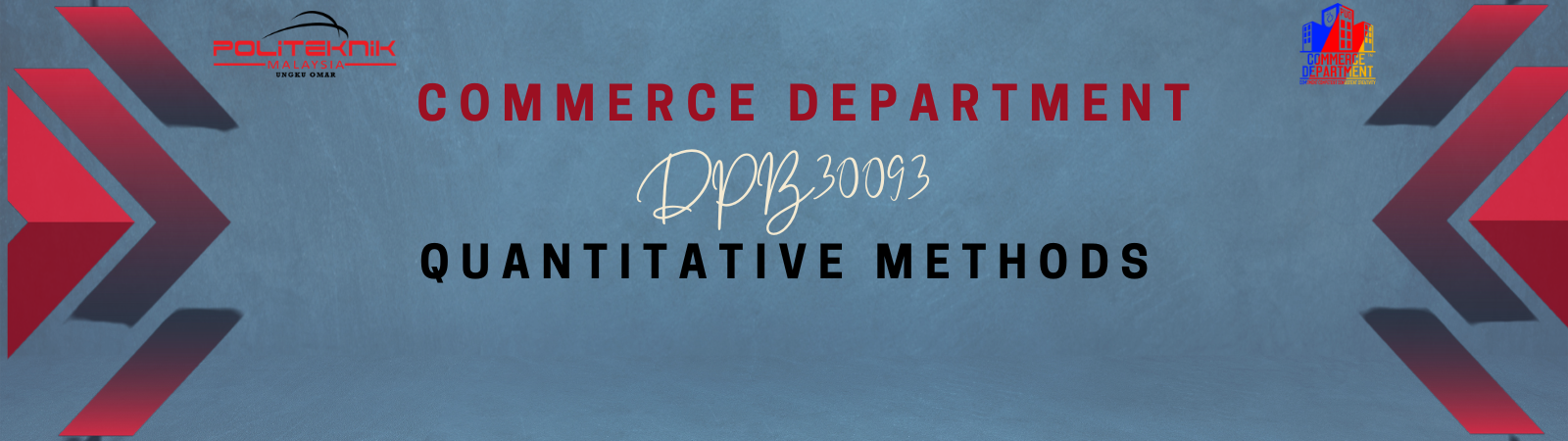 DPB30093 QUANTITATIVE METHOD