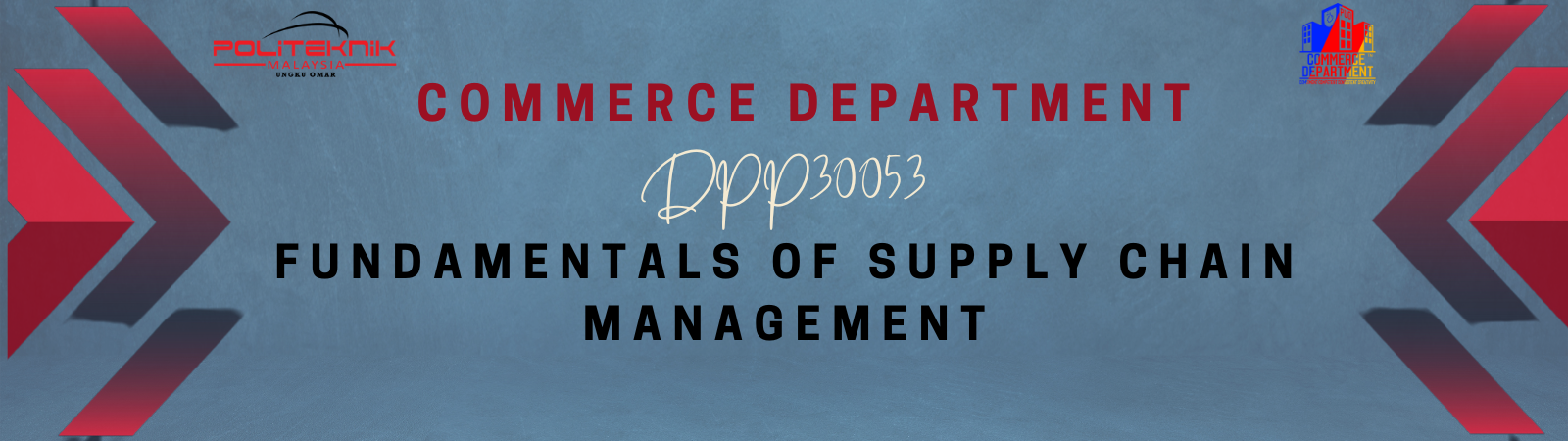 DPP30053 FUNDAMENTALS of SUPPLY CHAIN MANAGEMENT