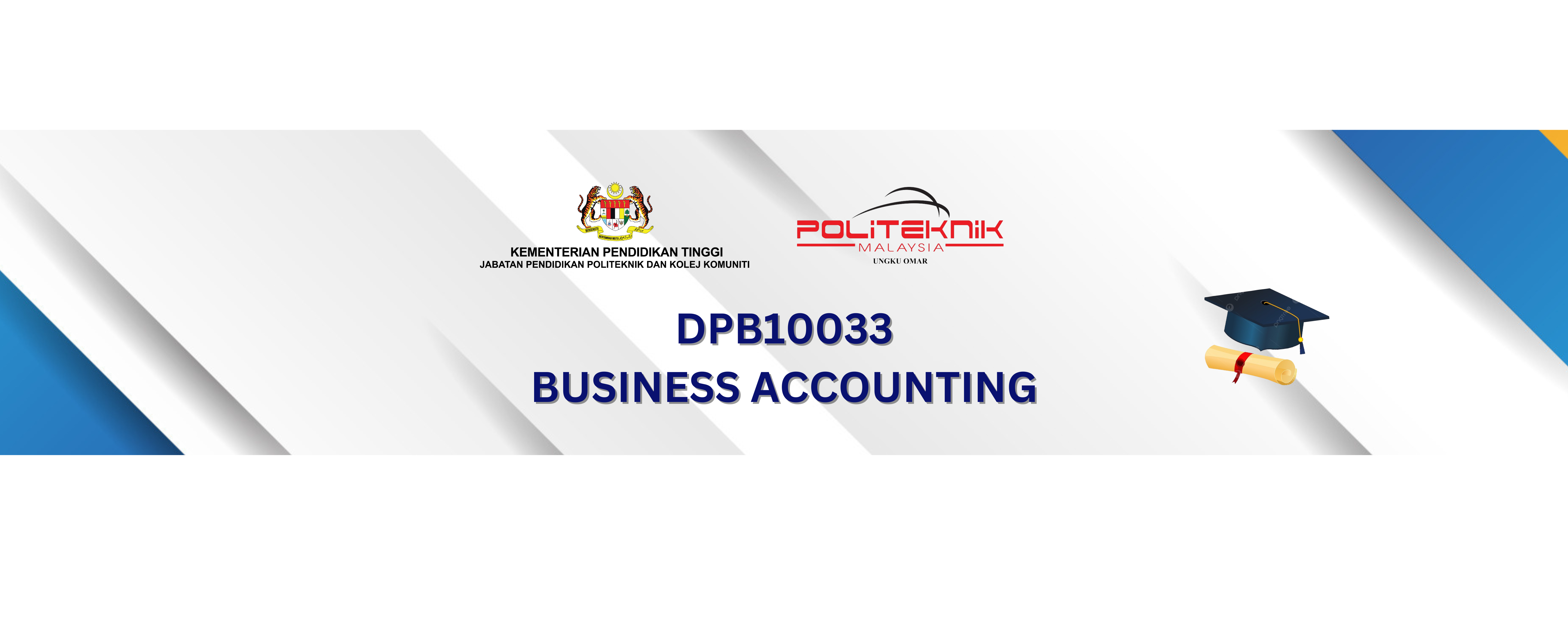 DPB10033 BUSINESS ACCOUNTING