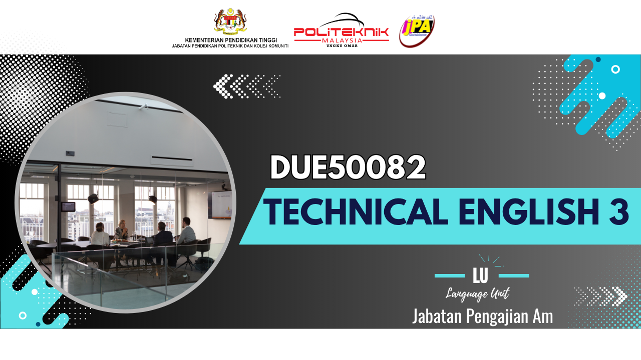 DUE50082 TECHNICAL ENGLISH 3