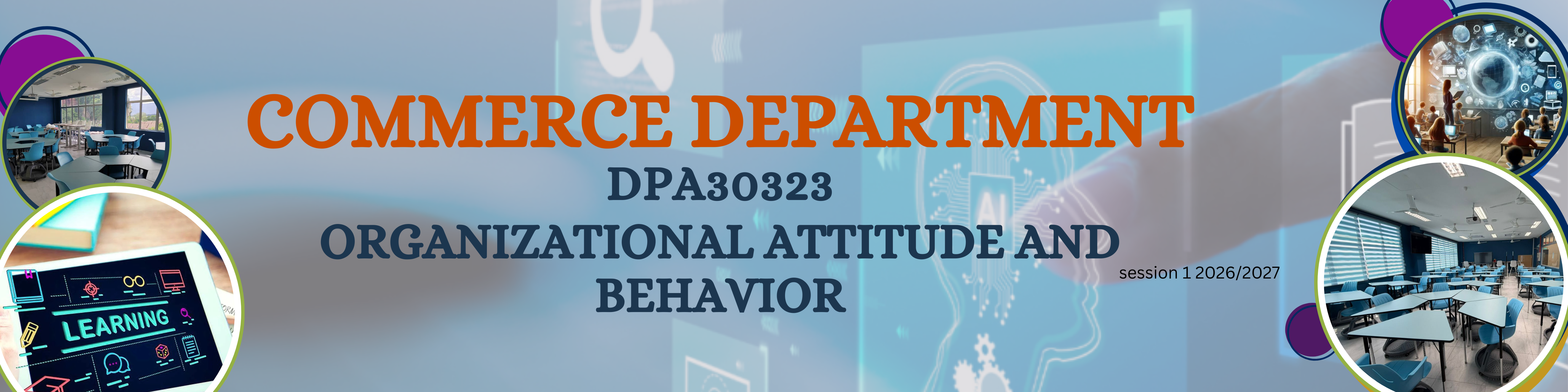 DPA30323 ORGANIZATIONAL ATTITUDE AND BEHAVIOR