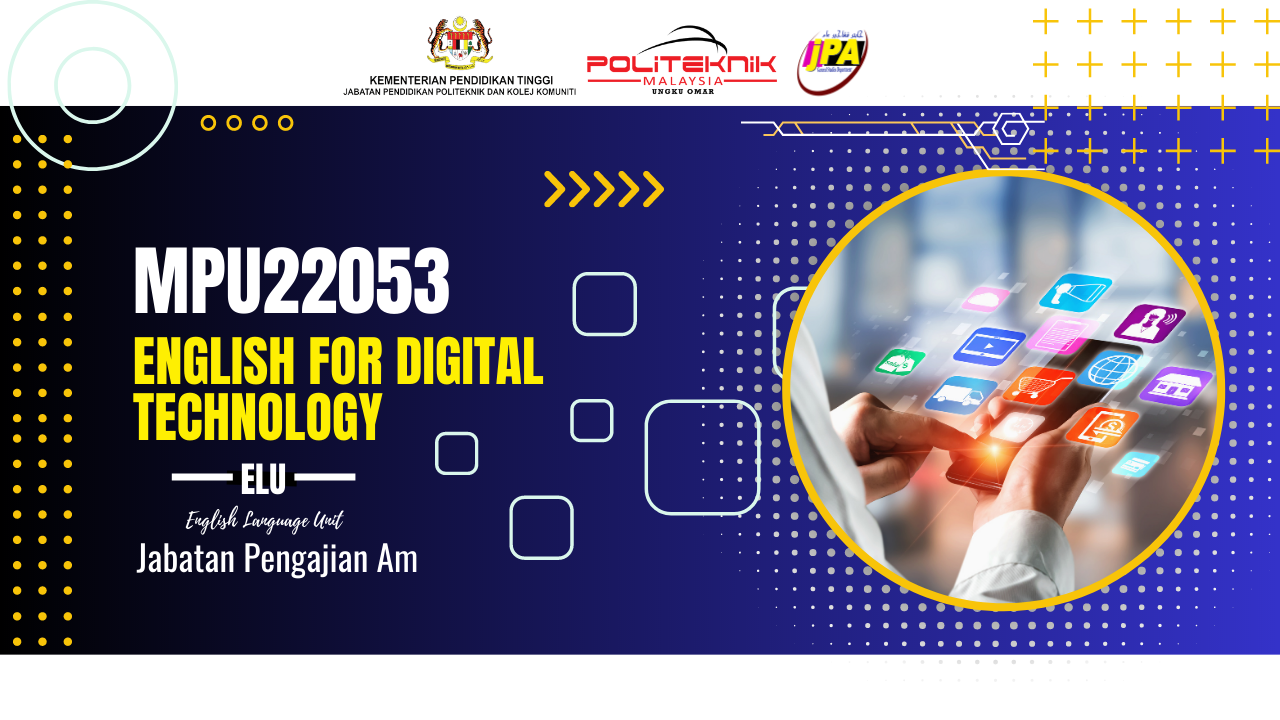 MPU22053 ENGLISH FOR DIGITAL TECHNOLOGY