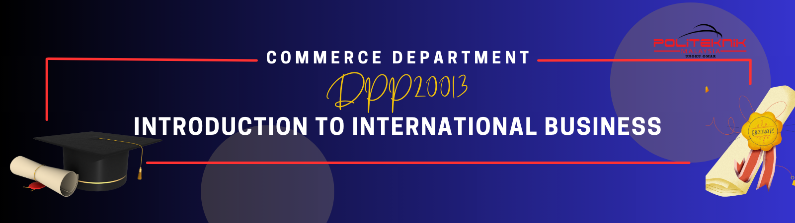 DPP20013 INTRODUCTION TO INTERNATIONAL BUSINESS