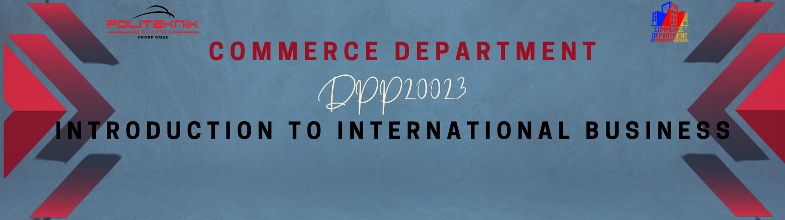 DPP20023 INTRODUCTION TO INTERNATIONAL BUSINESS