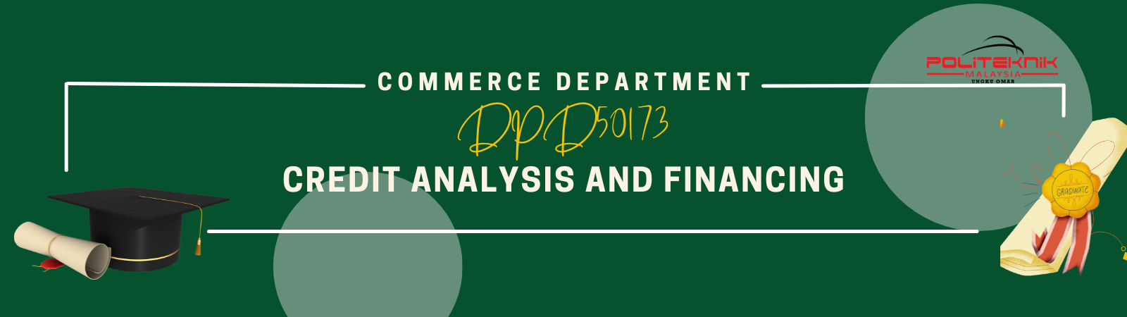 DPD50173 CREDIT ANALYSIS AND FINANCING