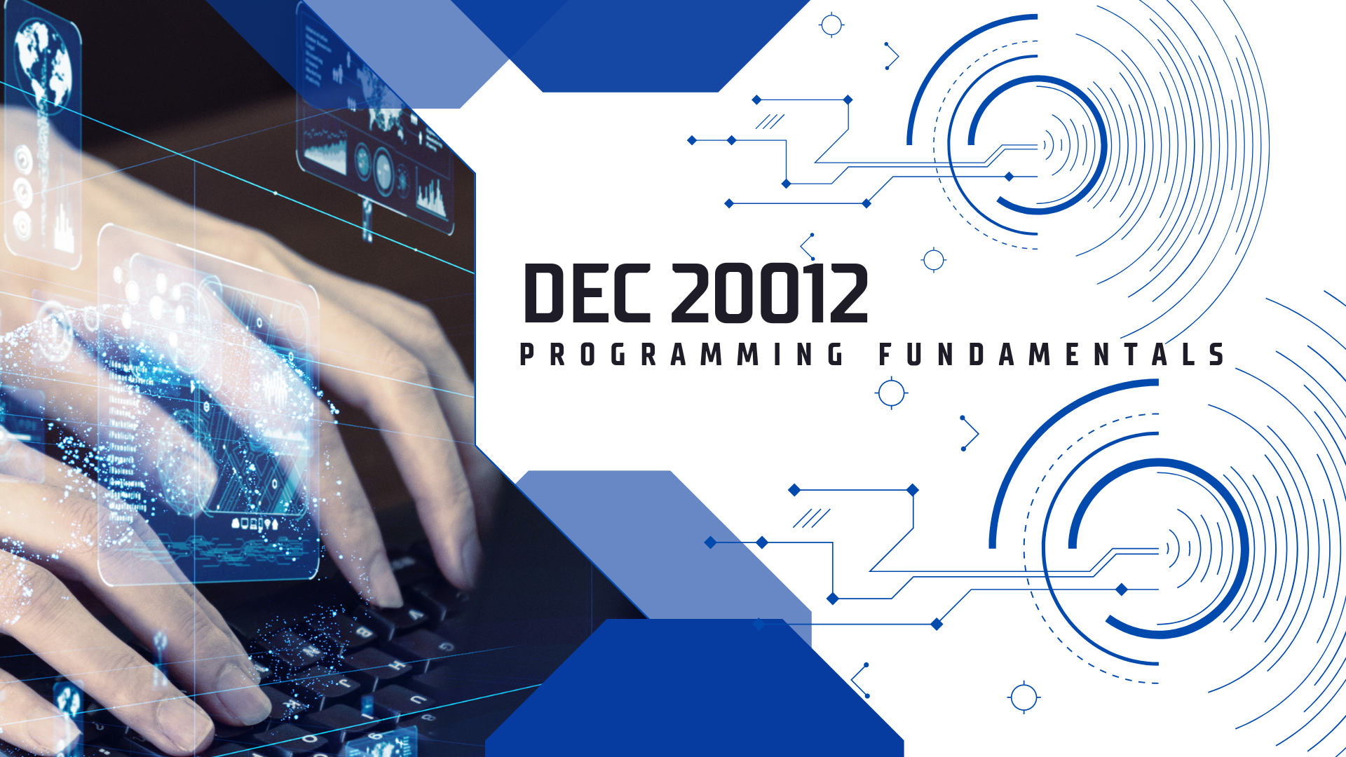 DEC20012 PROGRAMMING FUNDAMENTALS