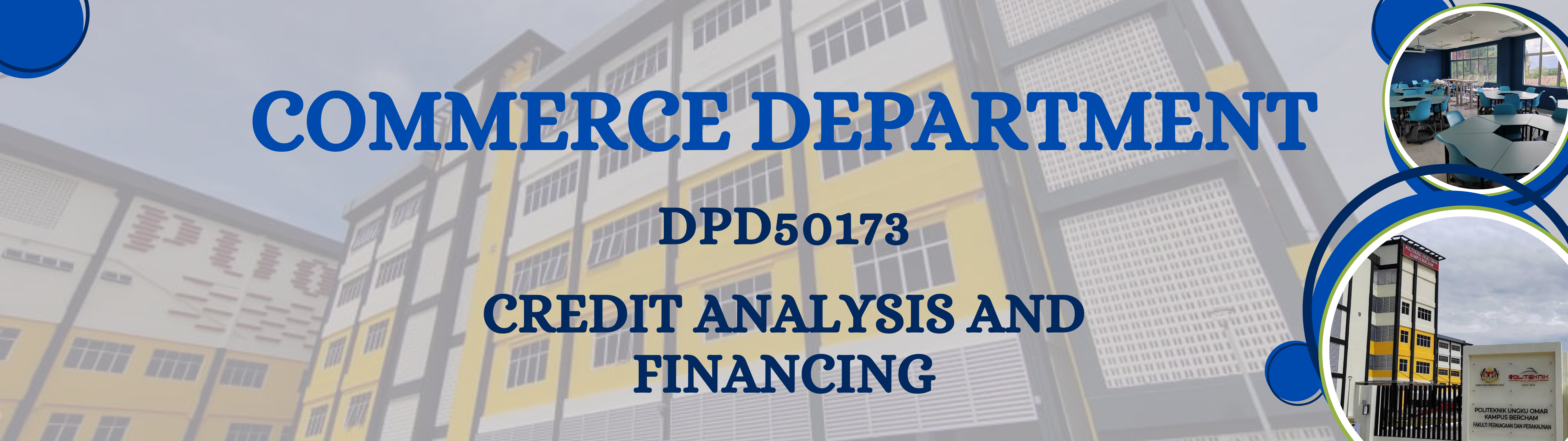 DPD50173 CREDIT ANALYSIS AND FINANCING