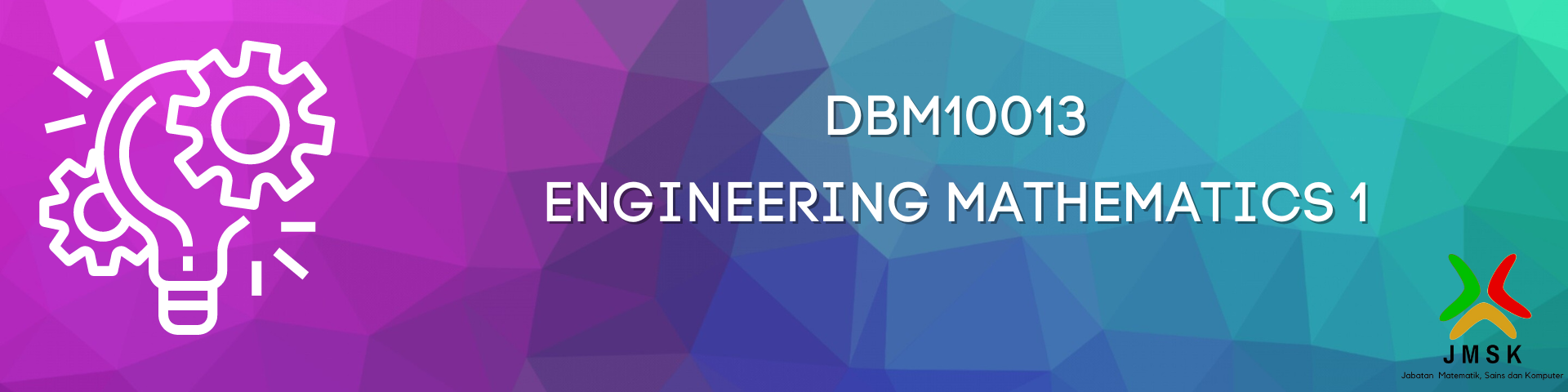 DBM10013 ENGINEERING MATHEMATICS 1