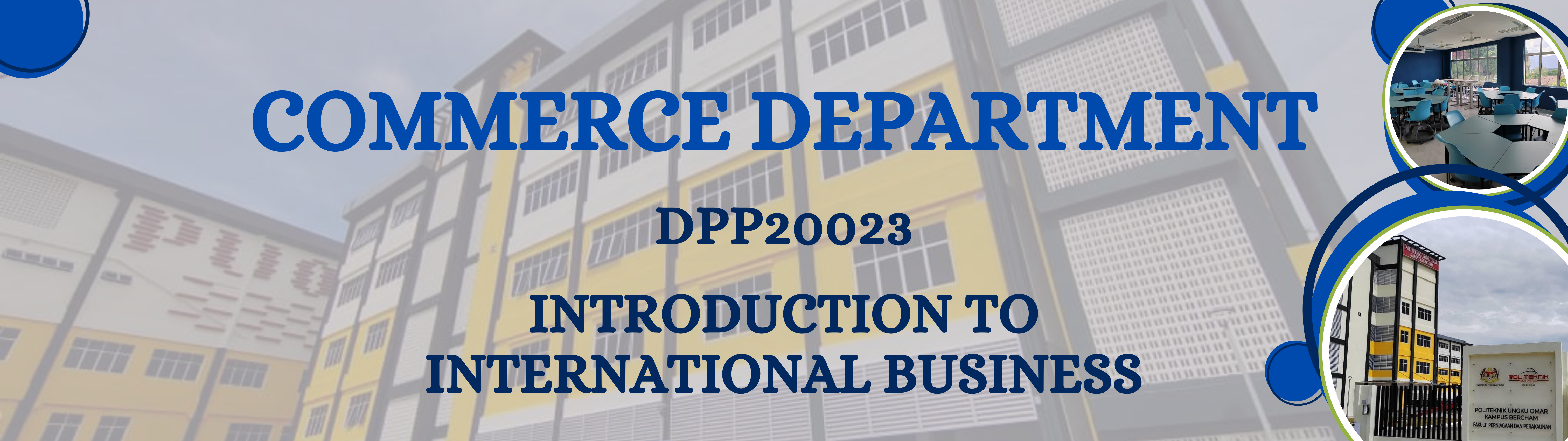 DPP20023  INTRODUCTION TO INTERNATIONAL BUSINESS
